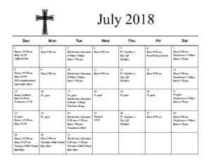 thumbnail of July 2018 calendar